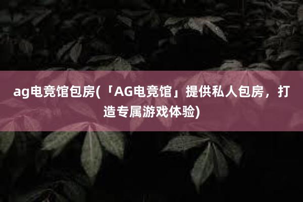 ag电竞馆包房(「AG电竞馆」提供私人包房，打造专属游戏体验)