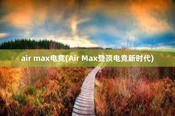 air max电竞(Air Max登顶电竞新时代)