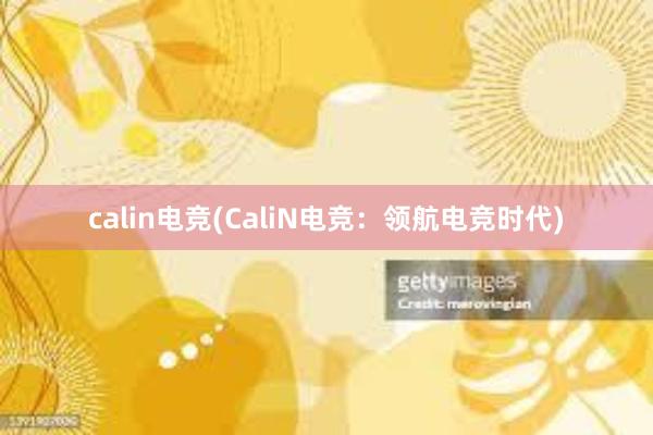 calin电竞(CaliN电竞：领航电竞时代)