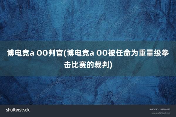 博电竞a OO判官(博电竞a OO被任命为重量级拳击比赛的裁判)