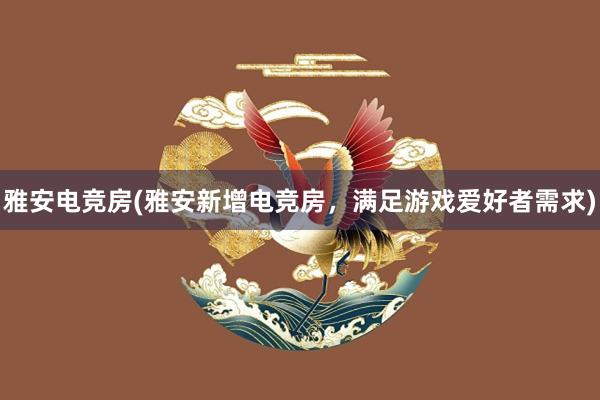 雅安电竞房(雅安新增电竞房，满足游戏爱好者需求)