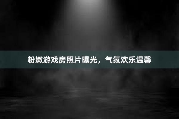 粉嫩游戏房照片曝光，气氛欢乐温馨